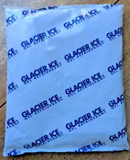 Glacier Gel Refrigerant Cold Packs 7" x 6". Non-Toxic Reusable Blue Ice Cooler