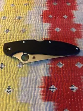 Spyderco Police 4 SE K390 steel G10 scales