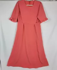 Amish Mennonite Cape Dress 40" Bust/35" W Feminine Modest