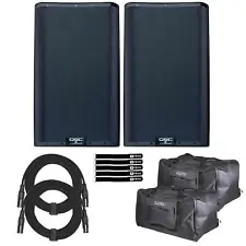 QSC K12.2 K2 12" 2-Way 2000W Powered Active Loudspeakers w Bags