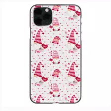 Gnomes Aesthetic Valentine String of Hearts print Phone Case for iPhone 7 8 X XS