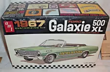 AMT 1967 FORD GALAXIE 500 XL CONVERT. CAR CUSTOM MODEL KIT BOXED 1:25 6117-200