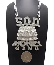 SOULJA BOY'S SOD MONEY GANG PIECE & 30" CUBAN CHAIN