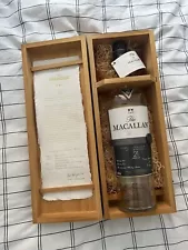 MACALLAN 21 Empty Bottle with Box SET - Rare - Looking For A Quick Sale