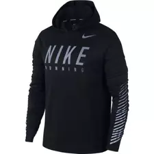 NWT Nike Dry Miler Flash Men's Reflective Running Hoodie 858077-010 Size XL