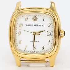 David Yurman T301 Thoroughbred 18k Yellow Gold Automatic Date Watch