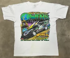 2007 Jimmy Owens “Newport Nightmare” Dirt Late Model World 100 Winner Tee - LRG