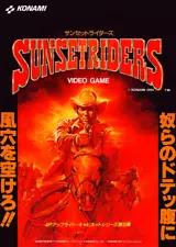 Sunset Riders Konami Arcade Glossy Promo Ad Poster Unframed A0716