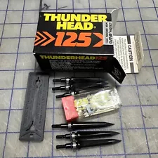 6 NAP THUNDERHEAD 125 GRAIN 3 BLADE BROADHEADS Used