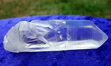 Bright Clear LEMURIAN Quartz Crystal Point w/ LARGE Indented KEYS For Sale LM25