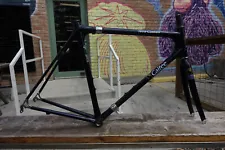 57cm Calfee carbon S&S coupled road bike frame travel Tetra Custom chris king