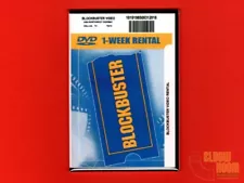 Blockbuster DVD vintage case art 2x3" fridge/locker magnet NOT A DVD DISC