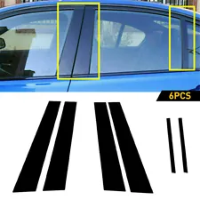 For Dodge Charger 2011-2021 6pc Black Pillar Posts Set Door Trim Piano Cover Kit (For: 2011 Dodge Charger)