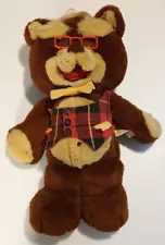 SMARTY BEAR Vintage 1985 Talking Plush Toy Teddy by Galoob for parts or display.