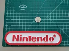 Nintendo logo sign 3d printed art video game display shelf wall