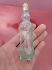 Nice Vintage Aqua Miniature Bottle from Spain! 1990's Tiny Miniature Whiskey