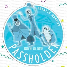 Disney Passholder Haunted Mansion Three Hitchhiking Ghosts AP Magnet