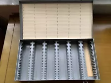 Vintage Metal Deluxe Slide File - New Open Box For 35mm Slides