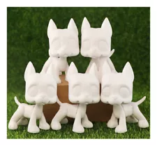 Custom lps White Bases 5pcs DIY Great Dane Dog for lps DIY lps White Bases