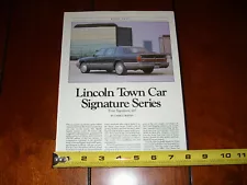 1990 LINCOLN TOWN CAR ORIGINAL ARTICLE