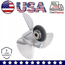 Stainless Steel Boat Propeller 13x19 Fit Yamaha Outboard Motor 50-130HP 15 Tooth