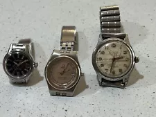 Lot Of 3 Ladies Watches, Japan Citizen, Swiss Omega, Swiss Climax For Parts/Fix