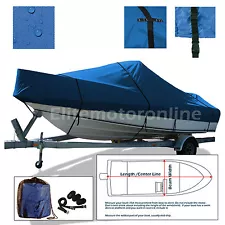 Boston Whaler 17 / 170 SUPER SPORT Trailerable Boat Cover Blue