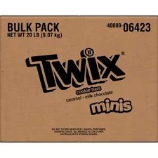 Twix Caramel Fun Size Candy, 20-Pound Bulk Package