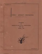 1942 AERONCA L-3B LIAISON GRASSHOPPER PILOTS FLIGHT MANUAL AIRCRAFT HANDBOOK-CD