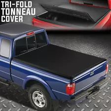 For 88-02 Chevy GMC C10 C/K Series 6.5'Truck Bed Tri-Fold Soft Top Tonneau Cover