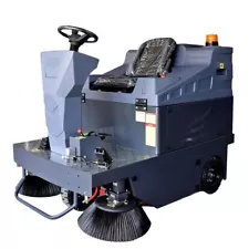 55'' 48Gal Ride On Floor Sweeper 48V 100AH Battery