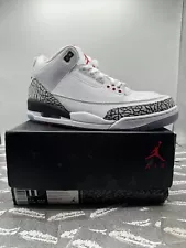 Nike AIR JORDAN 3 Retro NRG Free Throw Line White Cement Sz 11 M 923096-101 New