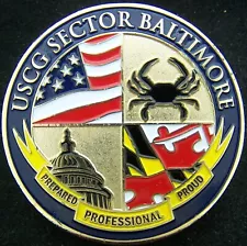 US Coast Guard USCG Sector Baltimore Challenge Coin