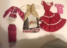 Various Sizes Clothes Dresses For Barbie Dolls German Spanish Western Dance