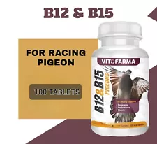 Vitamin B15 - B12 100 Tablets Pigeons Palomas Exp. 06/25