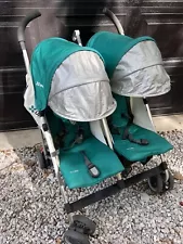 UPPAbaby G-LINK Double Stroller Green Silver