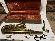 Early Vintage Martin Tenor Saxophone w/Original Case