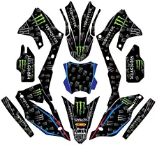 Graphic Kit for 2019-2023 Kawasaki KX450f KX 450f shrouds fender plastic decals