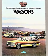 1978 CHEVROLET STATION WAGONS SALES BROCHURE CATALOG ~ 20 PAGES