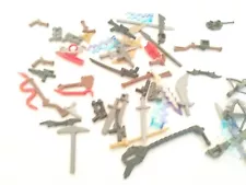 LEGO Weapons Lot of 50 Blaster Black Gun Weapons Accessories Swords