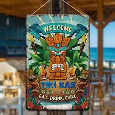 Tiki Bar Sign, Patio Signs Pool Signs Tiki Bar Accessories Tiki Bar Decor, Patio