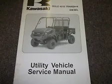 2009 Kawasaki MULE 4010 TRANS 4X4 DIESEL UTILITY Service Repair Shop Manual