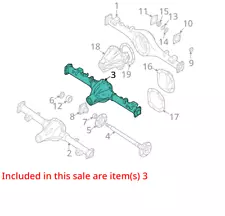 Used Rear Drive Axle Assembly fits: 2004 Nissan Frontier 6 cylinder 4x4 locking