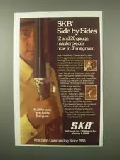 1979 SKB Shotgun Ad - Side by Sides