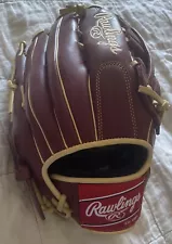 Rawlings Sandlot Series Leather Pro Baseball Glove, Right Hand Throw, 12-3/4"