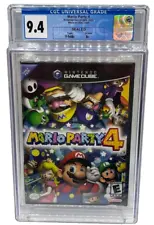 Mario Party 4 CGC 9.4 A+ Nintendo GameCube Factory Sealed Brand New