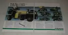 1987 Cushman Turf-Truckster and Core Harvester Ad - Built Like a Truck