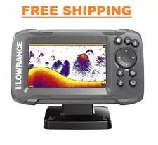 Fish Finder With Wide Angle Sonar Boat Fishing Depth Transducer Plotter