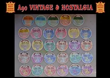 HUGE LOT 29 OLD COLLECTABLE HISTORIC IRISH CAR TAX DISCS 2004-2020 for VEOLOGIST