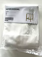 Ikea Henriksdal Bar Stool with Backrest Cover GRASBO WHITE 203.366.24